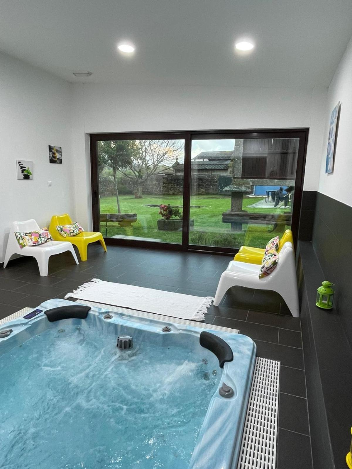 A Ribeira Do Tambre Guest House Troitosende Bagian luar foto